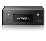 Denon RCD-N11DAB Kompaktanlage, HiFi Verstärker, CD-Player, Internetradio, Musikstreaming, HEOS Multiroom, Bluetooth und WLAN, AirPlay 2, Alexa Kompatibel, 2 Optische TV-Eingänge, DAB+ Radio
