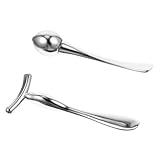 VICASKY 2 Stück Augencreme Roller Teiliges Praktischer Massage und Cremeapplikator Ergonomisch Geformt Fördert Hautpflege Augenringe und Schwellungen für Frauen und Mädchen
