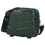 JASLEN - Kosmetikkoffer Hartschale Groß, Beautycase Damen, Trolley & Handgepäck Koffer: Beauty Case Hartschale, Kosmetik Koffer, Kosmetiktasche Groß - Ideal für Reisen!, Grün
