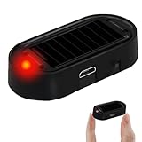 Alarmanlage Auto, Anti Diebstahl Blinklampe, Solar Power Dummy Auto Alarm, Auto Alarmanlage Diebstahlsicherung, Praktische Anti- Diebstahl Licht, Lampe Dummy Anti-diebstahl Blinkende Blinklampe