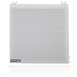 TEXMAXX® Raffrollo ohne Bohren 90 x 140 cm/Raffrollo mit Ösen/Raffrollo mit Hakenaufhängung/Raffrollo Blickdicht/Ösenrollo ohne Bohren – inkl. Zubehör