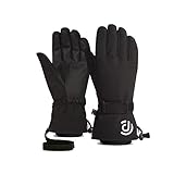MOXTOYU Winddichte, wasserdichte, atmungsaktive und warme Unisex Winterhandschuhe Fingerhandschuhe Schneehandschuhe Skihandschuhe für Damen und Herren