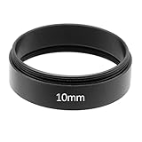 T2 Gewinde Verlängerungsrohr M42x0,75 Gewinde Fotografie Ausrüstung für Teleskop 10mm Schwarz