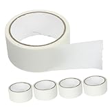 Cabilock 5 Rollen Malerband Breit Lang Ablösbares Rückstandfreies Kreppband für Malerarbeiten Bastelprojekte und Heimwerker Vielseitiges Weißes Künstlerpapier klebeband