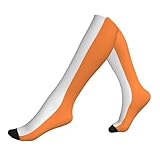 WCXTHGFA Sport-Kompressionssocken mit irischer Flagge, Damen-Laufsocken, für Laufen, Fußball und den täglichen Gebrauch, 1 Schwarz, Einheitsgröße