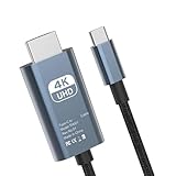 USB C auf HDTV Adapter - 4K60Hz HDTV Video Adapter | Handy-Konverter Kabel, Projektorstecker, Computerzubehör für Telefonmonitor