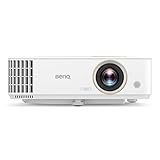 BenQ TH585P 1080p DLP Gaming-Beamer, 3.500 Lumen, HDMI, 3D, geringe Reaktionszeit für Gaming-Konsolen, weiß, 9H.JLS77.14E