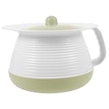 WEKADRIN Praktischer Urinaltopf mit Deckel für Ältere und Behinderte Tragbarer Nacht Urinbehälter aus Robustem Dickem Kunststoff Wiederverwendbar und Leicht zu Reinigen Geeignet für