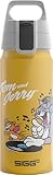 SIGG - Alu Trinkflasche Kinder - WMB ONE Disney Tom & Jerry - Kohlensäuregeeignet - Auslaufsicher - Federleicht - BPA-frei - Klimaneutral Zertifiziert - Sport & Schule - Gelb - 0,6L