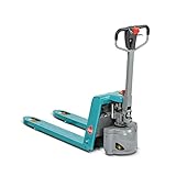 Ameise Elektro-Handhubwagen SPM 113 | Hubwagen Tragkraft 1300 kg | Gabellänge 1.150 mm | Palettenhubwagen | Gabelhubwagen | Antriebsrad/Gabelrollen aus robusten Polyurethan | Tandem-Gabelrollen