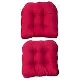 TOYANDONA 2 Stück Teiliges U förmiges Sitzkissen aus Hochwertigem Komfortable Polsterung für Büro Korbsessel rutschfeste Tragbare Sitzauflage für Stühle und Hocker für Langes Sitzen