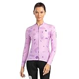 SIROKO - Langärmeliges Radtrikot für Damen M2 Annie - M - Lavendel