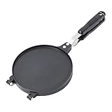 Monozoz Waffelkegel-Maschine, antihaftbeschichtet, Waffeleisen, Eierrollen-Maschine, tragbare Formerpfanne, Küchen-Backwerkzeuge für Nachmittagstee, Crepes, Dessert, Gebäck, Frühstück, Geburtstag