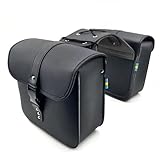 TGFCRUH Motorradgepäcktaschen Motorrad Seitentasche Für Aufhängen Werkzeug Für Elektrofahrzeuge Wasserdicht Satteltasche Für Pferde Seitentaschen Set Universelles Zubehör(Black)