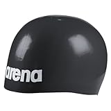 arena Unisex-Adult Moulded PRO II Badekappe vorgeformt, Black, One Size