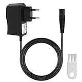 Ladegerät für Rasierer für Braun, Ladegerät Adapter kompatibel mit Braun Elektrorasierer Serie 9/7/6/5/4/3/2/1, Rasierer für Braun Serie, Netzkabel mit Reinigungsbürste