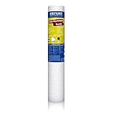 Erfurt Vlies-Rauhfaser RUSTIC Weiß Rauhfasertapete überstreichbar Strukturtapete 1 Rolle 10.05 x 0.53m