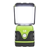 LE LED Campinglampe, Ultra Hell 1000 Lumen, 4 LeuchtmodiI Dimmbar Suchscheinwerfer, Batteriebetrieben Notfallleuchte für Stromausfällen, Wandern, Notfall, Ausfälle und so weiter