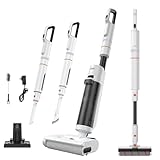 JONR ED20 Pro Nass- und Trockensauger Staubsauger mit wischfunktion, All-in-One Wischsauger kabellos mit akku, Saugwischer für Böden und Teppich, 17.000 Pa Saugkraft, Selbstreinigung & Selbsttrocknend