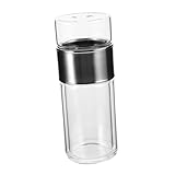 Alipis Tee-trennbecher Teetasse Vintage Tea Tasse Glasee -tasse Mit Infuser Teekannen-ei Aus Glas Teeglas Tasse Glastasse Zur Teetrennung Glas Mit Hohem Borosilikatgehalt Silber