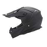 MTR X6B Evo Motocross Helm, ECE 22.06 Geprüfter Motorradhelm, Crosshelm ohne Visier, Cross Helm Motorrad mit Belüftung & Entlüftung, Downhill Helm Geeignet als Fullface Helm MTB, S
