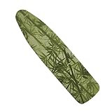 ZIHQRgE Bügelbrettbezug Hitzebeständig mit Elastischen Kanten für Bügelflächen bis max. 130 x 50 cm(Green,42.1 L x 17.3 in W (107 x 44 cm))