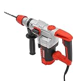 Bohrhammer Schlagbohrer, Elektrischer Stemmhammer mit Koffer SDS-Plus, Geschwindigkeit 0-930 U/Min, Meißelhammer Schlagbohrer für Bohren Schlitzen Brechen