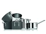 Eva Trio | Stainless Steel Stielkasserolle 1,3 l 16 cm | Ideal für Gerichte, die umgerührt werden müssen
