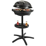 ProfiCook® Elektrogrill | Indoor & Outdoor | Rauchfrei | 2400W | Elektrogrill für Balkon | Profi-Grillplatte | Temperaturanzeige | 2in1 Stand/Tischgrill elektrisch | Grill elektrisch | PC BQS 1303