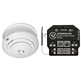 Rademacher DuoFern Rauchwarnmelder 9481, funkfähiger Brandschutz-Sensor & Universal-Aktor (2-Kanal) 9470-2 - Unterputz-Funkaktor für Licht und elektrische Verbraucher