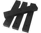 HGW 4 * Bootsauflage aus Gummi 345 * 60 * 35mm - Langauflage für Bootsanhänger