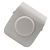 DIYEAH Schützende Kameratasche aus PU Leder mit Verstellbarem Schultergurt Kompatibel mit Fuji Square Praktische Fototasche für Unterwegs
