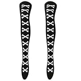 Xanorrg Herz Skelettdruck Oberschenkel Hohe Strümpfe Strumpf Für Frauen Halloween Über Kniebarische Socken Cosplay Kostümzubehör Halloween Party Socken