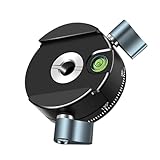 Leichter Stativkopf Mit Blasenbogen Kompatibel Glatte Rotation Für Die Outdoor Fotografie 5 Kg Ladung Multiple Winkelkamera Schnellfreisetzungsplatte