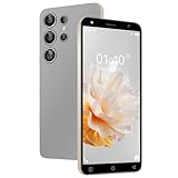 LatsYrs Billiges 4G Smartphone, 5,0 Zoll HD-Display, 16GB ROM (erweiterbar auf 128GB), Dual SIM Dual Camera, Android 10.0, WiFi/Bluetooth/GPS/Face ID Handy (Grey)