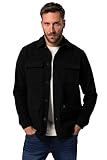 JP 1880 Herren große Größen Menswear L-8XL JP Aware Fieldjacket, wasserabweisend, recycelte Materialien mit Wolle, bis 7 XL schwarz 6XL 831642100-6XL