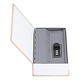 MINI-SPARDOSE, BUCH-SAFE-FALL, EDELSTAHL-INNENFUTTER, HOME-OFFICE