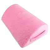 Healifty Memory Schaum Fußstütze für Schreibtisch Ergonomisches Fußkissen in Tropfenform Rutschfest und Abnehmbar Home Office Fußablage für Beine und Rücken