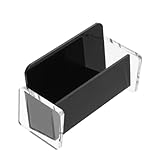 GRIRIW Transparenter Visitenkartenhalter Aus Acrylic Visitenkartenständer Für Den Schreibtisch Kartenorganizer Für Büros Schulen Und Supermärkte Elegantes Design Oder