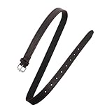 FOYTOKI Verstellbare Steigbügelriemen für Weichem Rindsleder Steigbügelriemen mit Schnalle Trainingszubehör für Reitergrößen