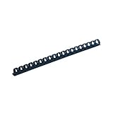 Fellowes Binderücken für Plastikbindung, 10 mm Durchmesser, 21 Ringe, für A4 Dokumente, blau, Packung mit 100 Stück
