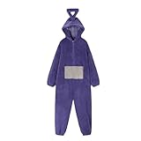 cutecool Halloween Overall Kostüm Onesie Pyjamas Unisex Tier One-Piece Kostüm Homewear Nachtwäsche Party-lila-l-Teletubbies