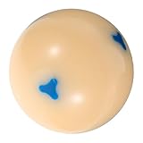 HOLIDYOYO Billardkugel Trainingsball aus Langlebigem Resin Präzise und Ausgewogen mit Markierungen zur Übung für Snooker und Poolspieler zur Verbesserung der Spieltechnik