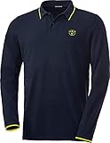 Chiemsee Herren Poloshirt Langarm, 100% Baumwolle, bequemes Polo mit lässigem Kragen, leichtes Langarmshirt, atmungsaktiv & luftdurchlässig, Marine, Gr. XXL