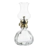 Öllampe ROSA im Vintage Stil | 19 cm | Perfekt für den Innen- und Außenbereich