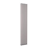 Ventanara® 19 Lamellen einzeln grau 89mm Ersatzlamellen für Lamellenvorhang Vertikaljalousie 250 cm