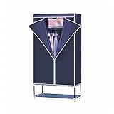 Freistehende Eckschrank mit Reißverschlusstüren für platzsparende Heim- und Büroaufbewahrung