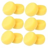 OHPHCALL 24st Gesichtsschwämme Zum Waschen Des Gesichts Gesichtsschwämme Zur Reinigung Gesichtspads Zum Reinigen Runde Gesichtsschwämme Puderquasten Für Das Gesicht Yellow Schwamm