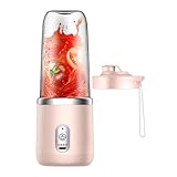 Tragbarer Entsaftermixer | Elektrischer Mixerbecher | Wiederaufladbare Saftmixerflasche Für Shakes, Smoothies, Fitnessstudio, Reisen, Küche, Camping, | Gebrauch Nach Hause Und Im Freien, USB -L