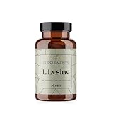 L-Lysin - Charlotte Labee Supplements - 60 Kapseln - L-Lysin ist eine essentielle Aminosäure - 100% natürlich und nachhaltig verpackt